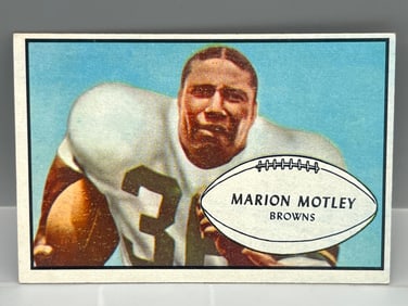 1953 Bowman #9 Marion Motley (HOF) / Browns