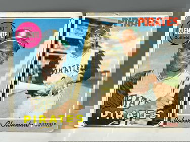 (Lot Of 2) Roberto Clemente - Topps 1969T #50 and 1970T #350