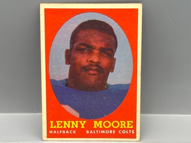 1958 Topps #10 Lenny Moore (HOF) / Colts