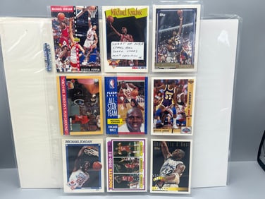 Lot of (18) Assorted Basketball Cards W/ Many Stars - Varying Conditions - Michael Jordan