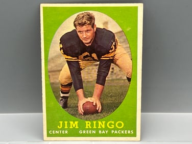 1958 Topps #103 Jim Ringo (HOF) / Packers