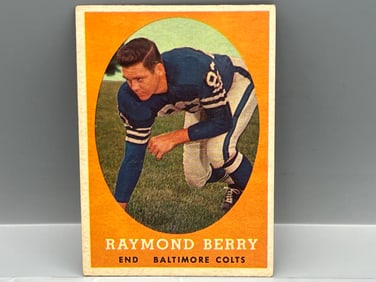 1958 Topps #120 Raymond Berry - 2nd Yr (HOF) / Colts