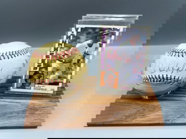 Dave Winfield Autographed American League Baseball W/ Card - No COA