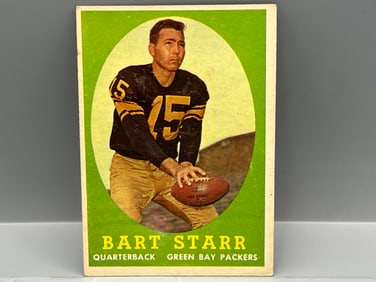 1958 Topps #66 Bart Starr - 2nd Yr (HOF) / Packers