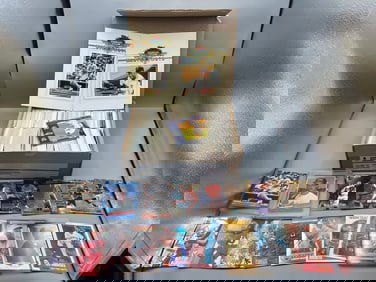 Box of Assorted Multi-Sport Trading Cards W/ Some Stars & RCs