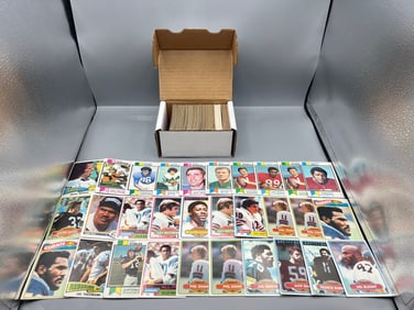 (Box Of 250) Football Stars & Rookies W/ Duplicates, 1973-1983 Topps