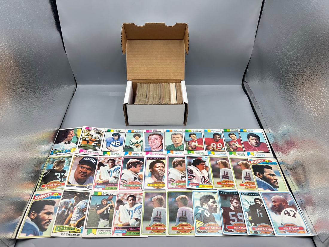 (Box Of 250) Football Stars & Rookies W/ Duplicates, 1973-1983 Topps (1 of 5)