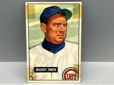 1951 Bowman Mickey Owen #174