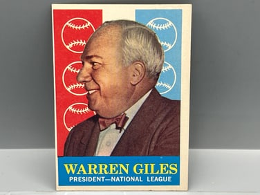 1959 Topps Warren Giles NL President #200