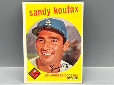 1959 Topps Sandy Koufax #163