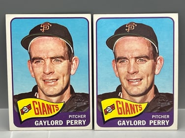 (Lot Of 2) - 1965 Topps #193 Gaylord Perry (HOF) / Giants