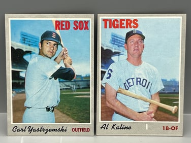 1970 Topps Carl Yastrzemski #10 & Al Kaline #640