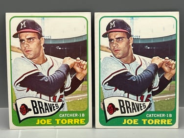 (Lot Of 2) - 1965 Topps #200 Joe Torre (HOF) / Braves