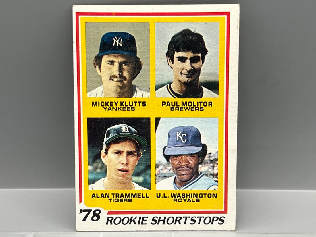 1978 Topps Paul Molitor/Alan Trammell RC #707: 1978 Topps Paul Molitor/Alan Trammell RC #707