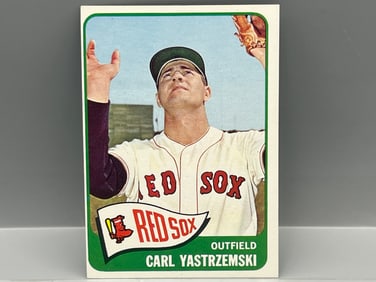 1965 Topps #385 Carl Yastrzemski (HOF) / Red Sox