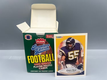 1990 Fleer Update Football Partial Set - Missing Emmitt Smith RC