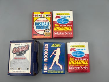 Lot of 5 - Miscellaneous Baseball Box Sets