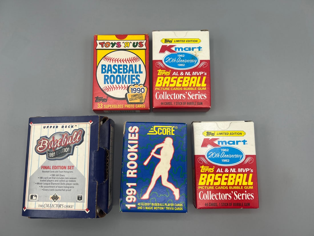 Lot of 5 - Miscellaneous Baseball Box Sets (1 of 2)