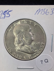 1955 Franklin Half Dollar