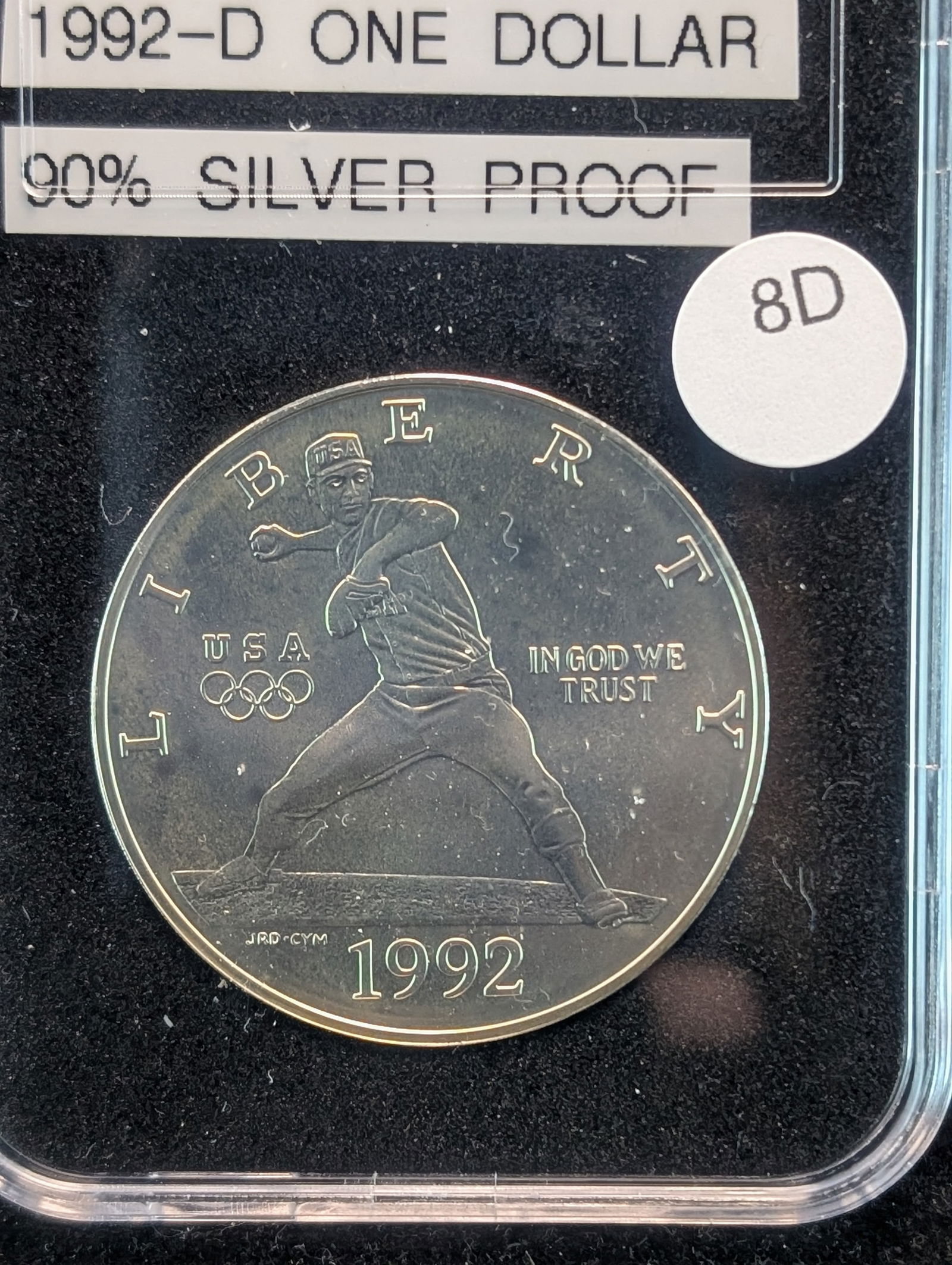 Olympic Baseball, 1992-D One Dollar, 90% Silver Proof? (1 of 3)