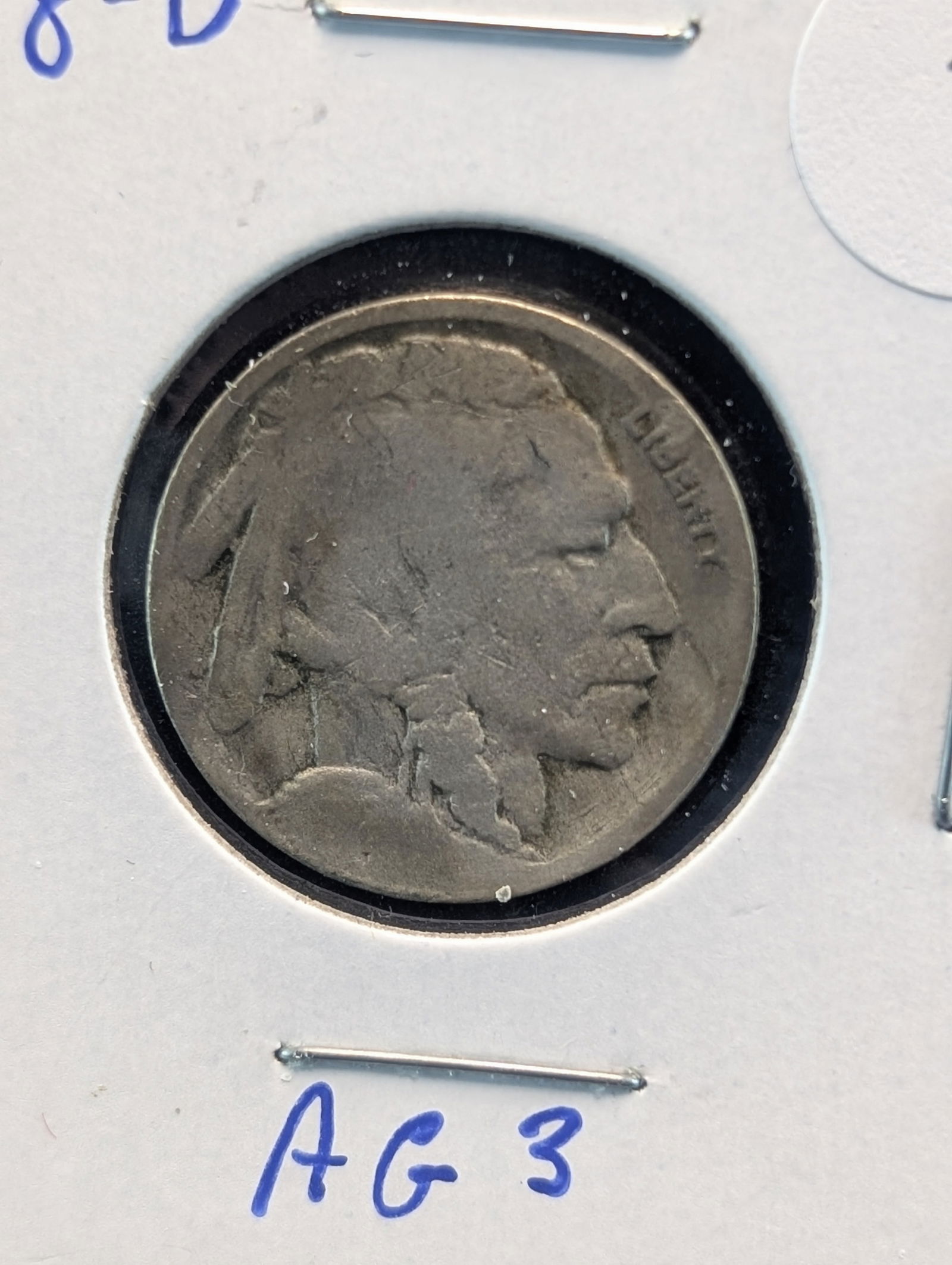 1918-D Buffalo Nickel. Semi Key (1 of 2)