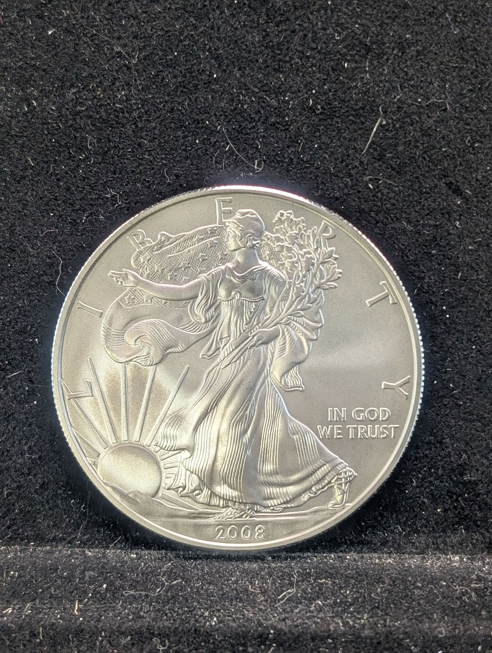 2008-W Uncirculated American Silver Eagle (1 of 2)