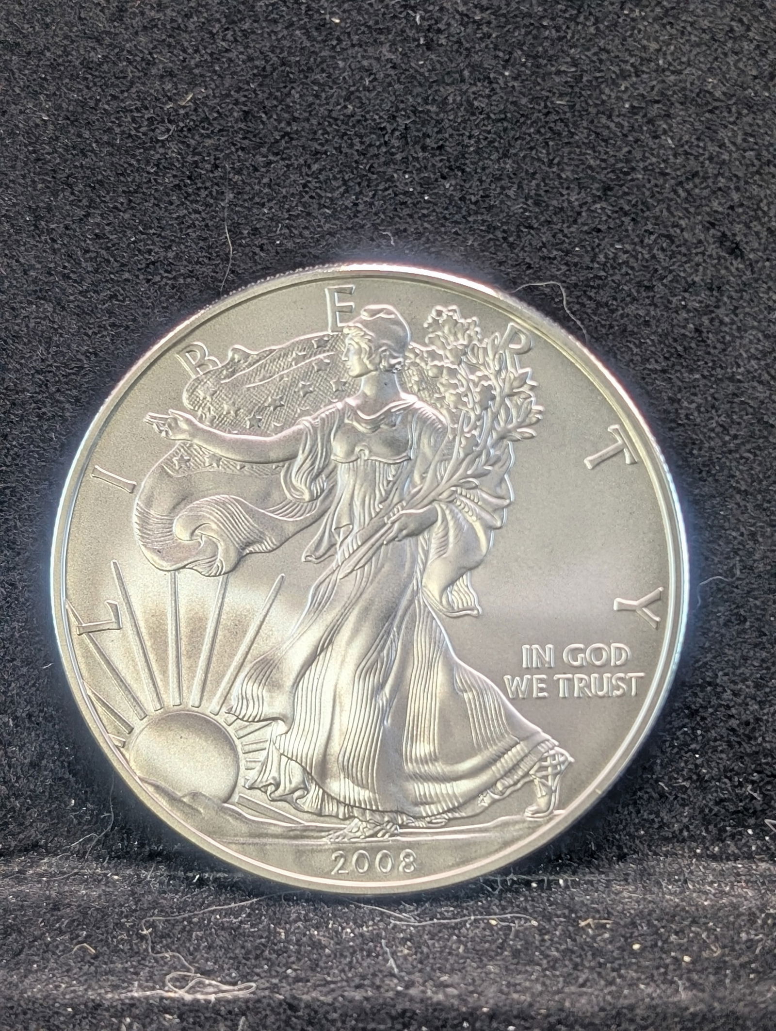 2008-W Uncirculated American Silver Eagle (1 of 2)