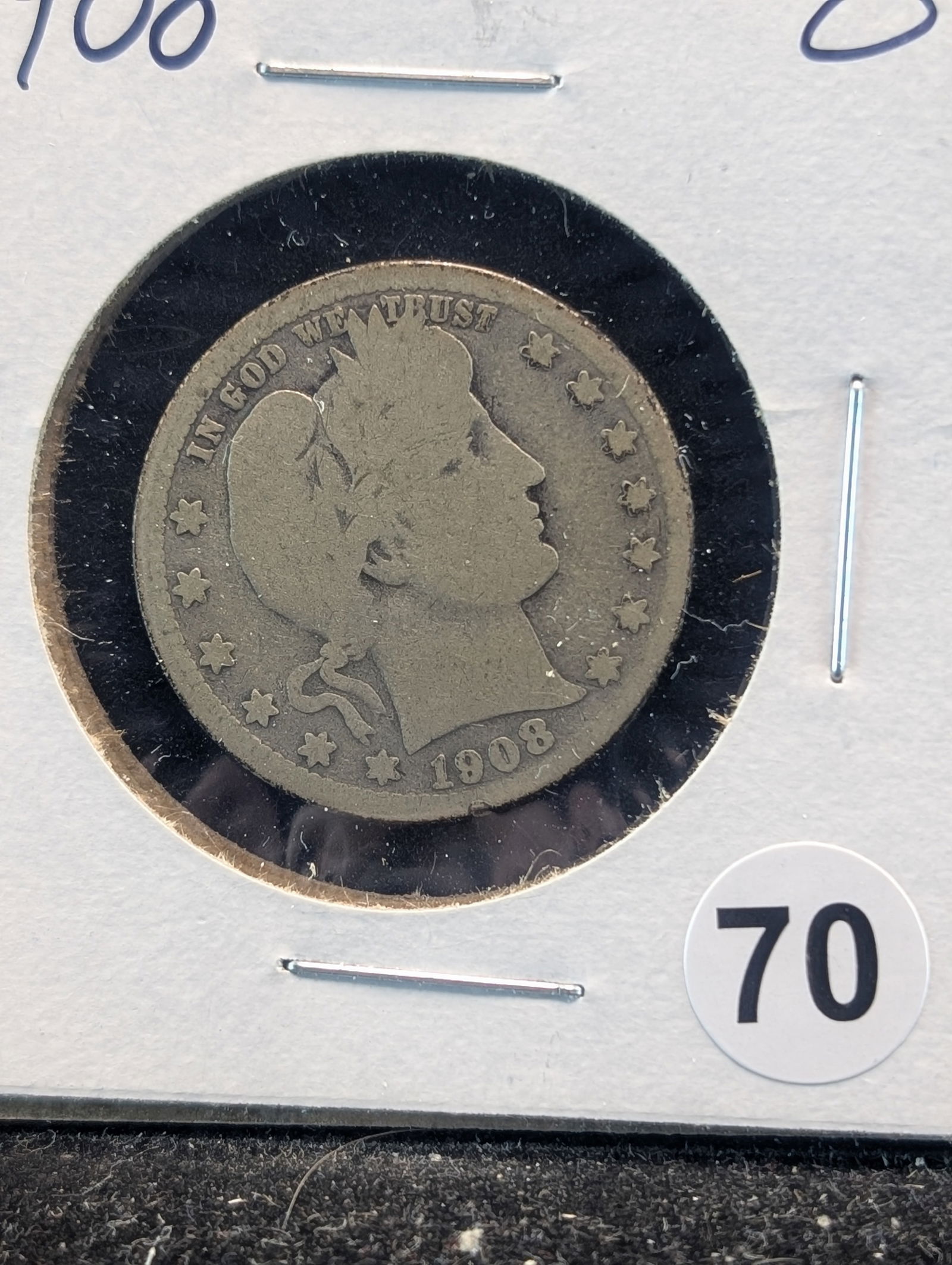 1908 O Barber Quarter (1 of 2)
