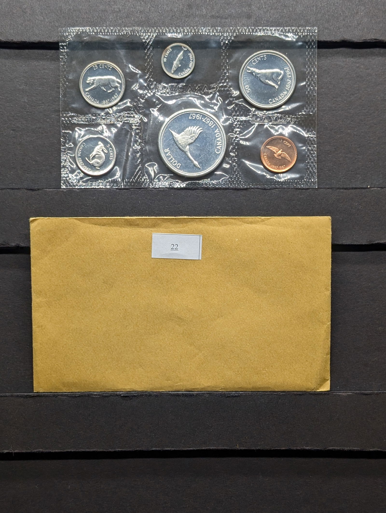 1867-1967 Canada Bicentennial Silver Proof Set in OGP, 4 Silver Coins (1 of 3)