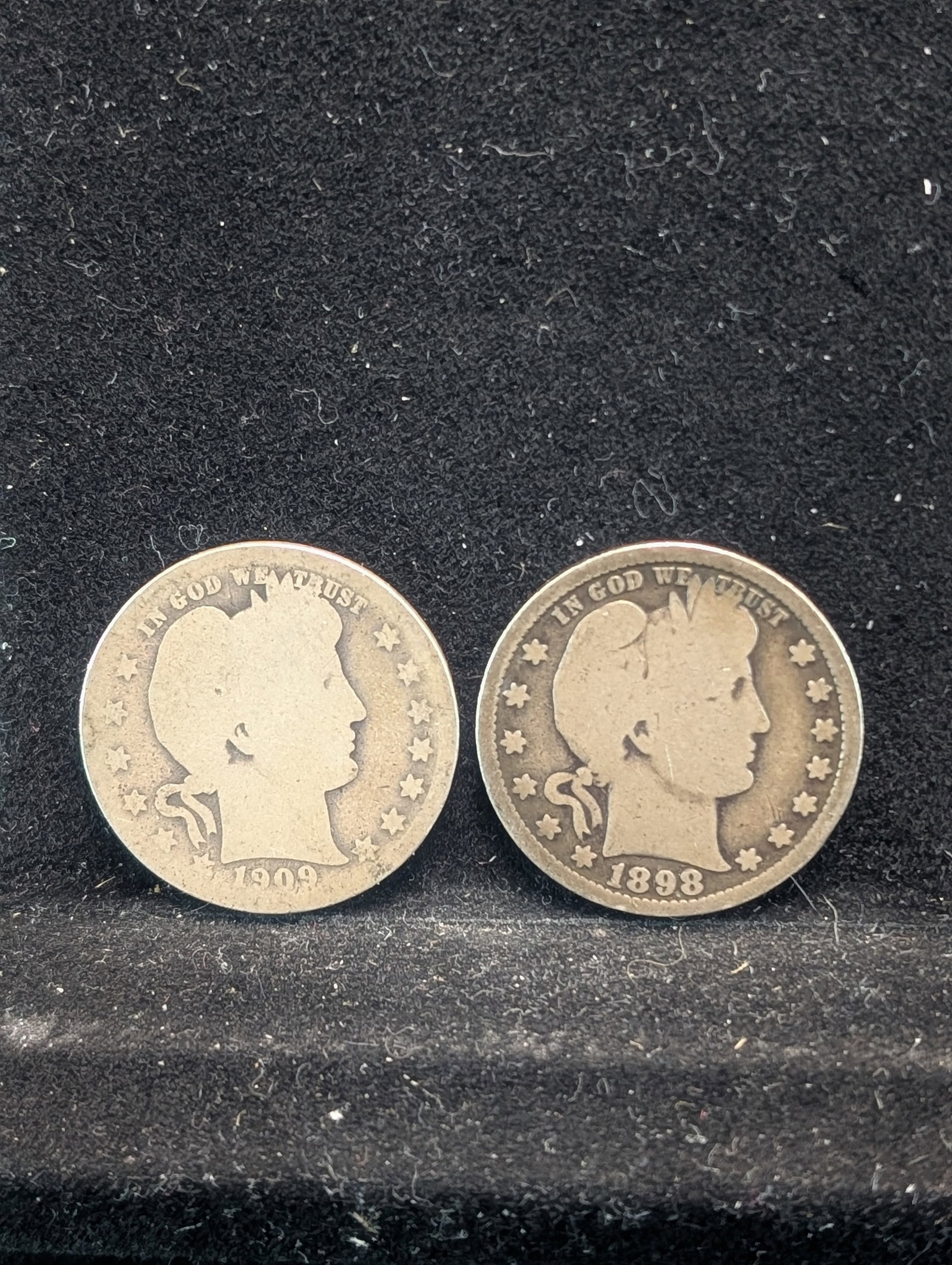 1898 and 1909 Barber Quarters: 1898 and 1909 Barber Quarters