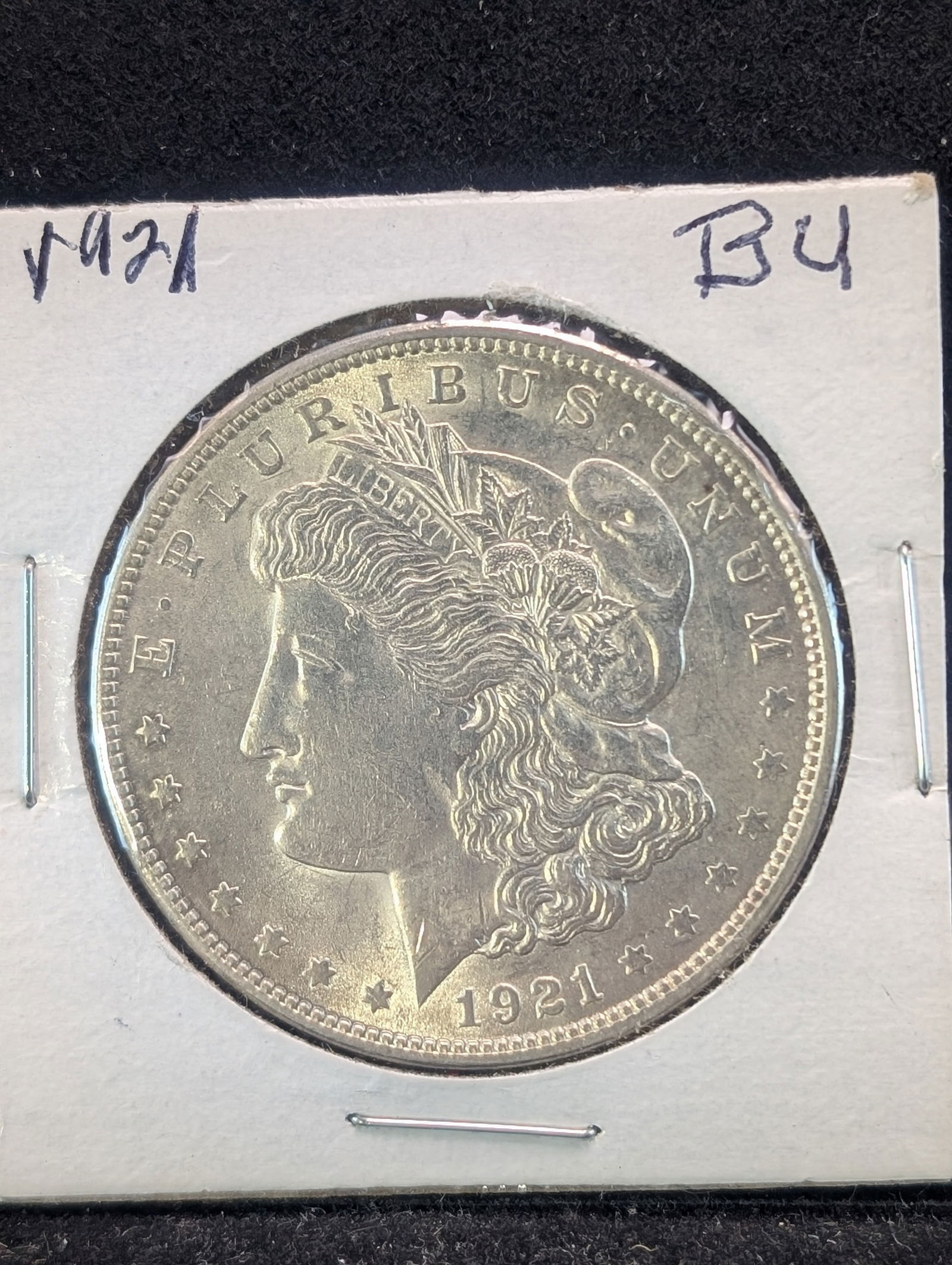 1921 Morgan Silver Dollar BU (1 of 2)