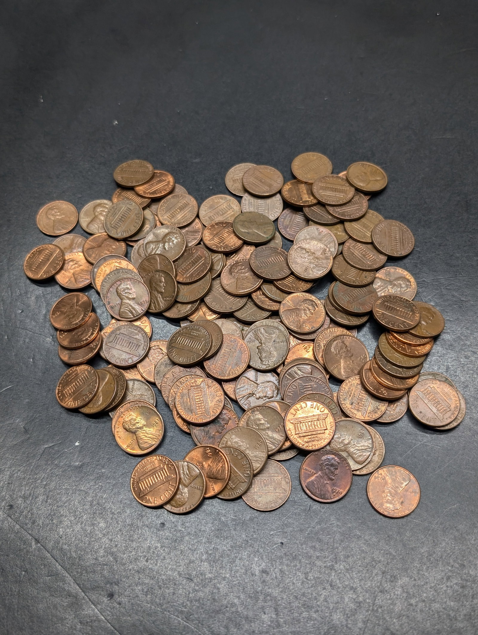 1 Lb. of 1981 & Earlier Copper Lincoln Cents: 1 Lb. of 1981 & Earlier Copper Lincoln Cents