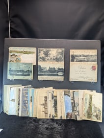 45 Assorted World Postcards