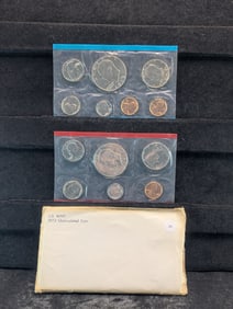 1973 P&D U.S. Mint Uncirculated Set w/IKE Dollars