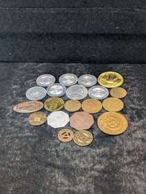 20 Tokens Misc.: Shell's Coin Game States of the Union Missouri, Dial a Winner, Shell's Mr.