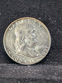 1949 Franklin Half Dollar. 90% Silver