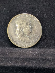 1949-S Franklin Half Dollar. 90% Silver