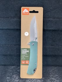 7 Inch Ozark Trail Folding cutlery w/pocket clip