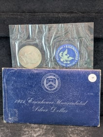 1971-S U.S. Mint Eisenhower Uncirculated Silver Dollar Set In OGP