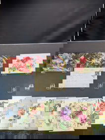 11 Wedding Postcards With Pictures Of Flowers