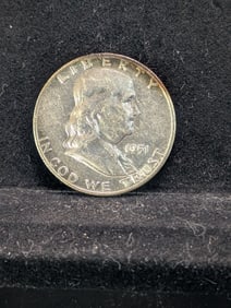 1951 D Franklin Half Dollar. 90% Silver