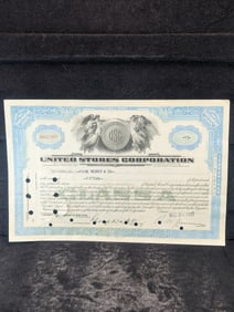 United Stores Corp One Stock Certificate