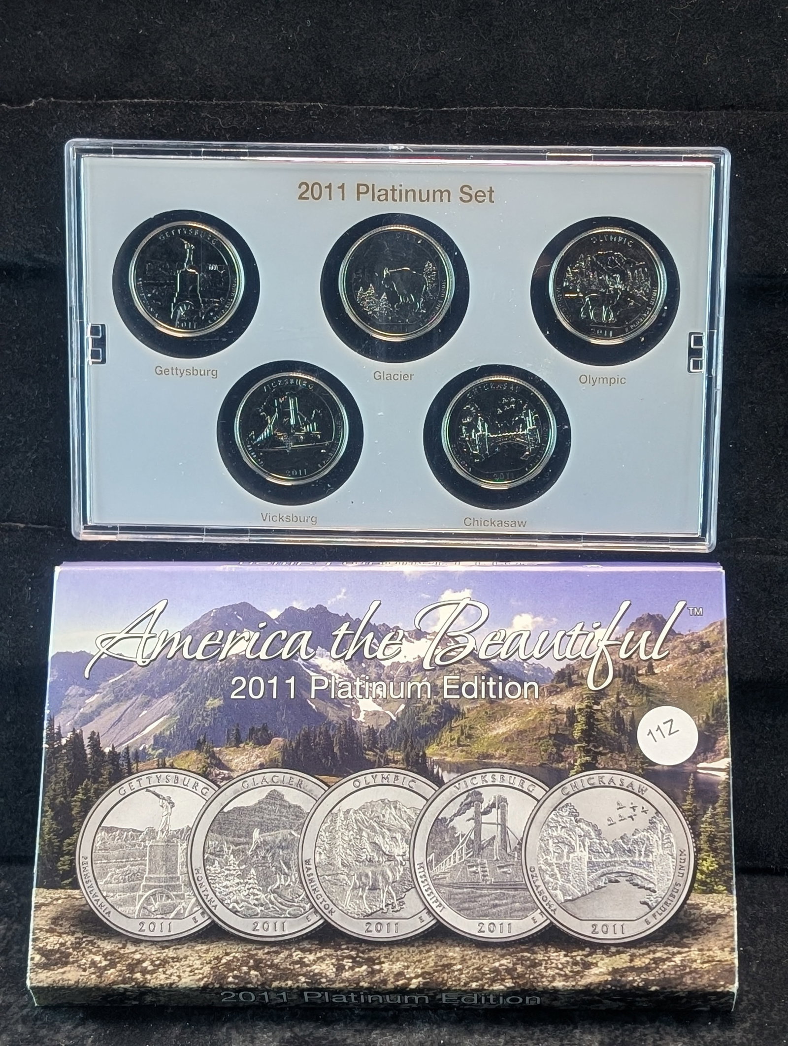 2011 ATB "Platinum" edition quarter set: 2011 ATB "Platinum" edition quarter set