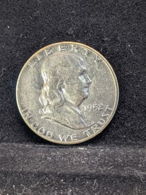 1952 Franklin Half Dollar. 90% Silver