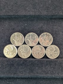 (7) Canadian Quarters