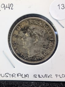 1942 Australian Silver Florin