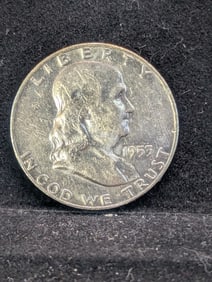 1953-D Franklin Half Dollar. 90% Silver