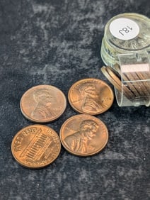 Fifty 1972 -P Lincoln Memorial Cents
