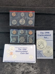 1998 P&D U.S. Mint Uncirculated Set