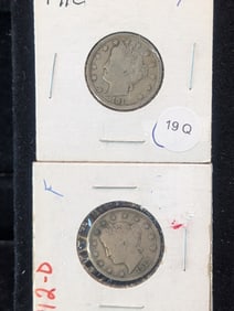 (2) Barber V Nickels   1912, 1912-D